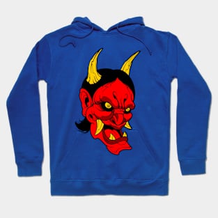 oni demon mask Hoodie